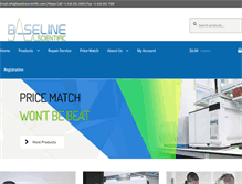 Tablet Screenshot of baselinescientific.com